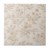 Soft Botanical Seamless Timeless Ceramic Tile Tegeltje (Voorkant)