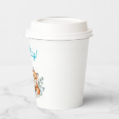 Soft Boy Woodland Friends Baby shower Papieren Bek Papieren Bekers (Links)