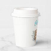 Soft Boy Woodland Friends Baby shower Papieren Bek Papieren Bekers (Rechts)