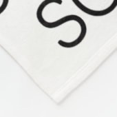 Soft Breath Soft Mind Dandelion Yoga Inspiration A Fleece Deken (Hoek)