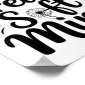 Soft Breath Soft Mind Dandelion Yoga Inspiration A Poster (Hoek)