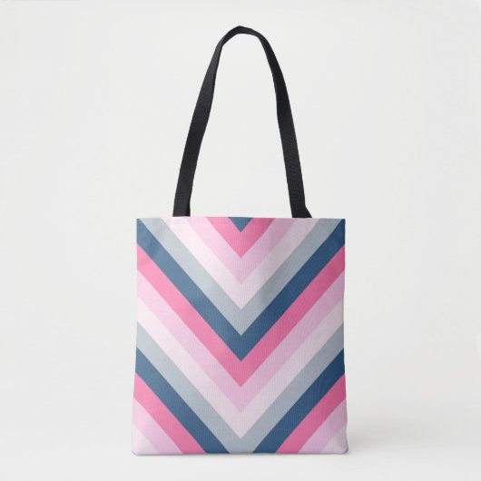 Soft Breeze Chevron Tote Bag (Voorkant)