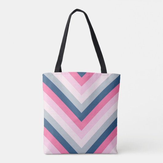 Soft Breeze Chevron Tote Bag (Achterkant)