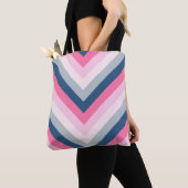 Soft Breeze Chevron Tote Bag (Dichtbij)