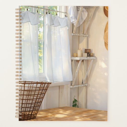 Soft Breeze Curtain Aesthetic Anime Planner (Voorkant)