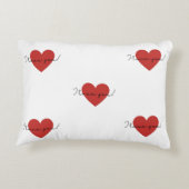 Soft Brushed Polyester Accent Pillow Kussen (Achterkant)