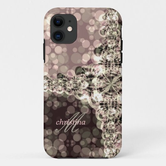 Soft Bubble Dreams Lac Fractals Custom iPhone 5 Case-Mate iPhone Case (Achterkant)