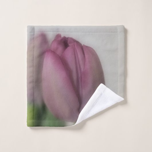 Soft Budding Tulip Bad Handdoek (Wasdoekje)