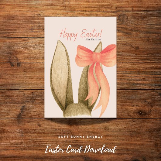 Soft Bunny Energy Paas Kaart