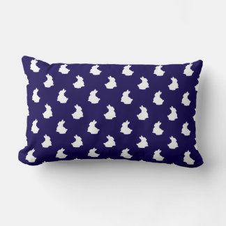 Soft Bunny Silhouette Nursery Accent Kussen