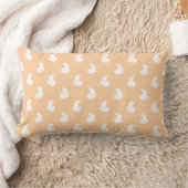 Soft Bunny Silhouette Nursery Accent Kussen (Deken)