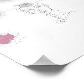 Soft Chaos _Minimal Line Art Poster  (Hoek)