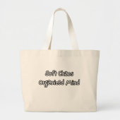 soft chaos organized mind grote tote bag (Voorkant)