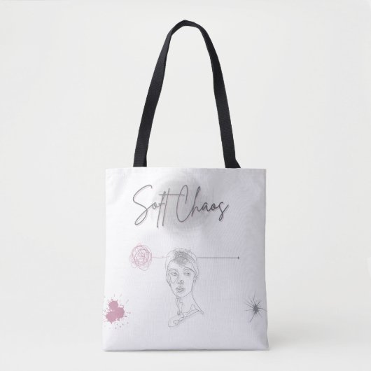Soft Chaos Tote Bag (Voorkant)