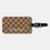 Soft Chocolade Squares Bagagelabel (Voorkant horizontaal)