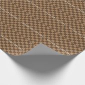 Soft Chocolade Squares Cadeaupapier (Hoek)