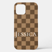 Soft Chocolade Squares Case-Mate iPhone Case (Achterkant)
