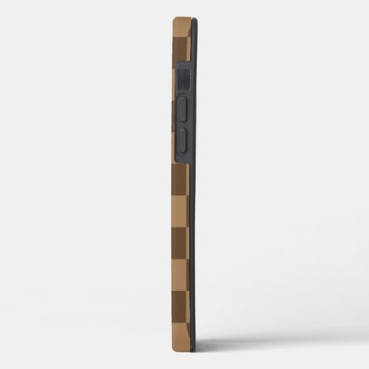 Soft Chocolade Squares Case-Mate iPhone Case (Achterkant / Links)