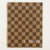 Soft Chocolade Squares Planner (Voorkant)