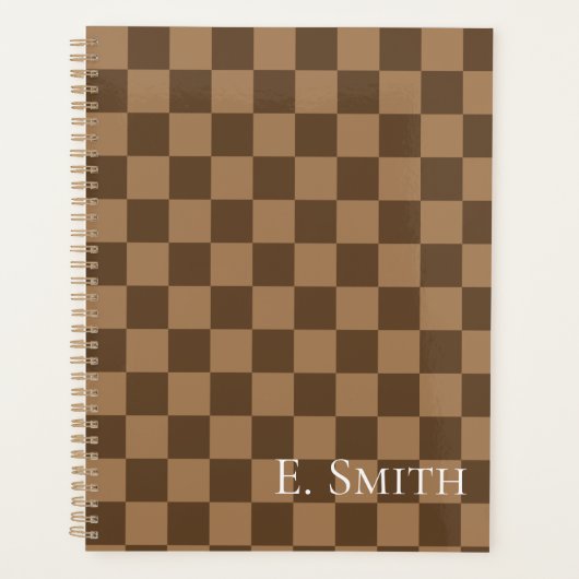 Soft Chocolade Squares Planner (Voorkant)