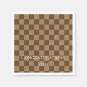 Soft Chocolade Squares Servet (Voorkant)