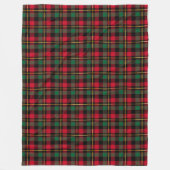 Soft Classic Tartan Plaid Gooi Gezellige Feestdage Fleece Deken (Voorkant)