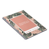 Soft Clay Monstera Block Quote Classic Notebook Notitieboek (Rechterzijde)