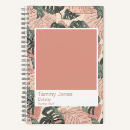 Soft Clay Monstera Color Swatch Small Notitieboek