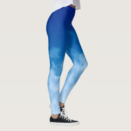 Soft Cloud Deep Blue Sky Leggings