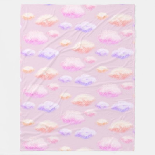 Soft clouds  fleece deken (Voorkant)