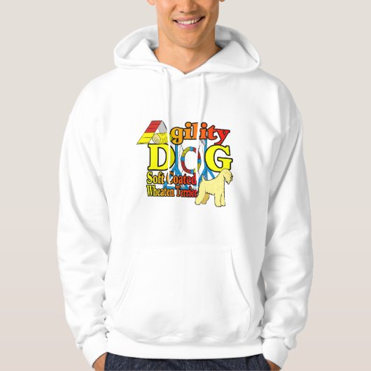 Soft_Coated_Wheaten_Terrier_Agility Hoodie (Voorkant)