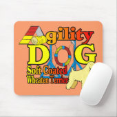 Soft_Coated_Wheaten_Terrier_Agility Muismat (Met muis)
