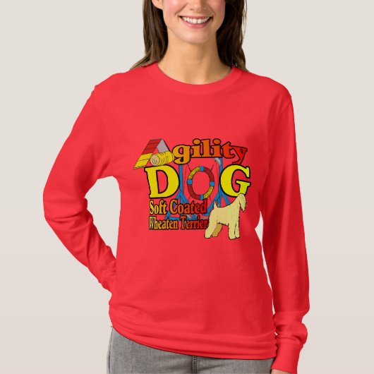 Soft_Coated_Wheaten_Terrier_Agility T-shirt (Voorkant)