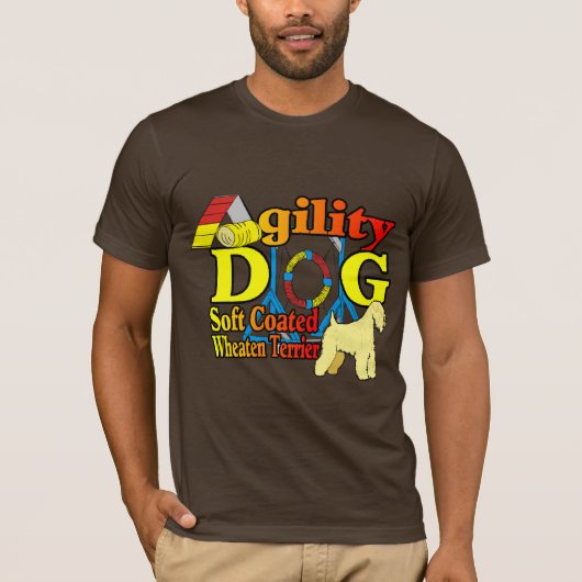 Soft_Coated_Wheaten_Terrier_Agility T-shirt (Voorkant)