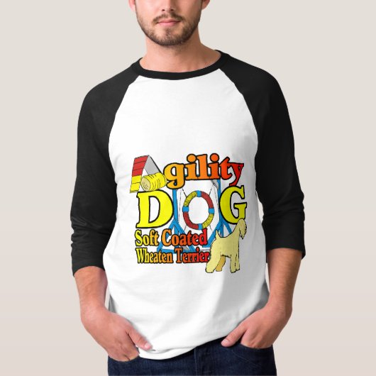 Soft_Coated_Wheaten_Terrier_Agility T-shirt (Voorkant)