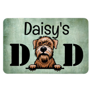 Soft Coated Wheaten Terrier die pacht Magnet Magneet