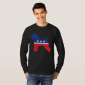 Soft Coated Wheaten Terrier Dog  Political Symbol T-shirt (Voorkant volledig)