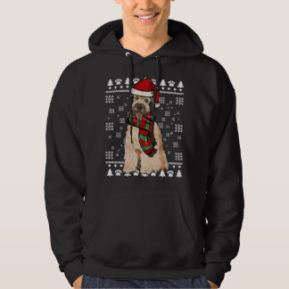 Soft Coated Wheaten Terrier Dog Santa Xmas Ugly Ch Hoodie