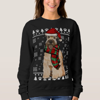 Soft Coated Wheaten Terrier Dog Santa Xmas Ugly Ch Trui