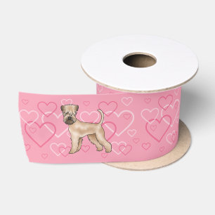 Soft-Coated Wheaten Terrier Hondenliefde Hartpatro Satijnen Lint