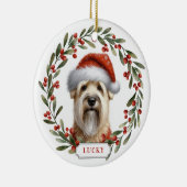 Soft Coated Wheaten Terrier keramische ornament (Rechts)