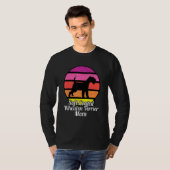 Soft Coated Wheaten Terrier Moeder I Retro Terrier T-shirt (Voorkant volledig)
