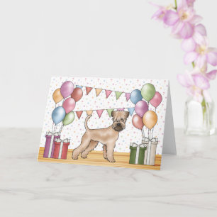 Soft-Coated Wheaten Terrier Pastel Gelukkige Verja Kaart