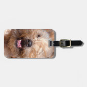 Soft Coated Wheaten Terrier portret Bagagelabel (Voorkant horizontaal)