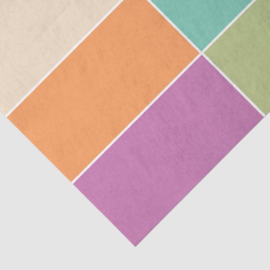 Soft Color Checkerboard Tissuepapier (Detail)