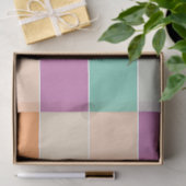 Soft Color Checkerboard Tissuepapier (Geschenk)