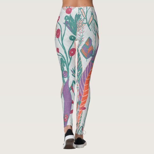 Soft Color Garden Leggings (Achterkant)