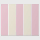 Soft Color Vertical Stripe Pattern Design Cadeaupapier (Vlak)
