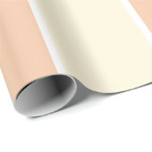 Soft Color Vertical Stripe Pattern Design Cadeaupapier (Rol Hoek)