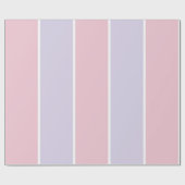 Soft Color Vertical Stripe Pattern Design Cadeaupapier (Vlak)